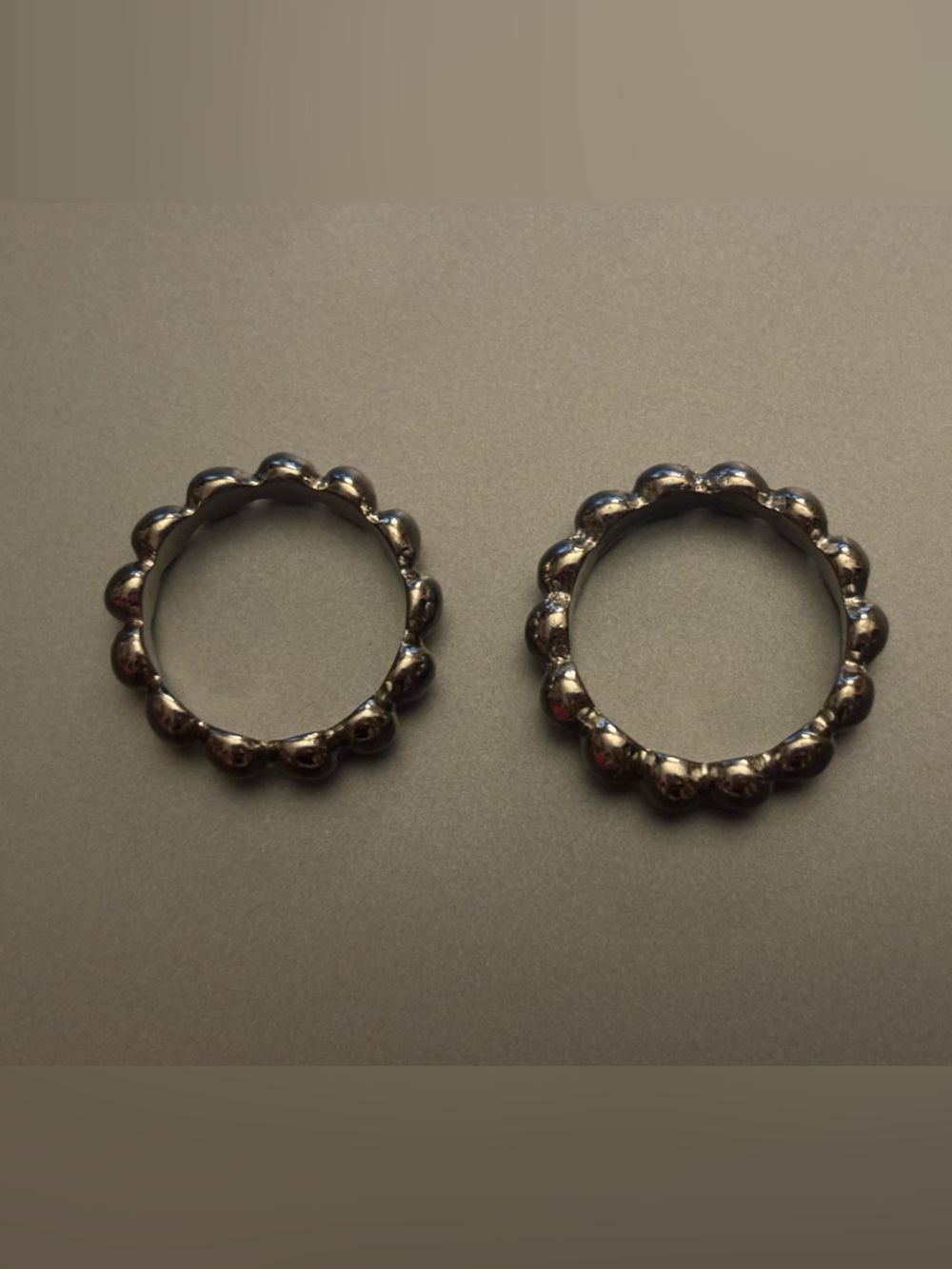 5 for 10 💵 size 6/7 bubble silver ring